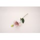 Fir crin din silicon, culoare alb + roz, H 50 cm, B.S.P. / AN107-5