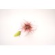 Fir crin din silicon, culoare alb + roz, H 50 cm, B.S.P. / AN107-5