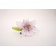 Fir crin din silicon, culoare alb + lila, H 50 cm, B.S.P. / AN107-4
