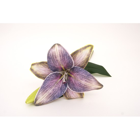Fir crin din silicon, culoare lila, H 50 cm, B.S.P. / AN107-3