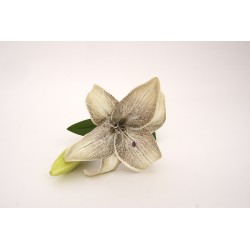 Fir crin din silicon, culoare maro deschis, H 50 cm, B.S.P. / AN107-2
