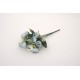 Buchet bujori + eucalpit artificial, culoare albastru, H 30 cm, B.S.P. / AN111-3