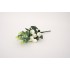 Buchet bujori + eucalpit artificial, culoare alb, H 30 cm, B.S.P. / AN111-1