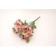 Buchet 10 bujori artificiali, culoare roz deschis, H 35 cm, B.S.P. / AN112-3