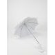 Umbrela pentru miseara, model dantelat, culoare alb, B.S.P. / AN183