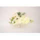 Evantai Decorativ Premium cu Flori și Perle, 40X30 cm, B.S.P. / AN185