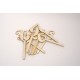 Set cifre pe bat, 0-9, H 17 cm, B.S.P. / CD1051