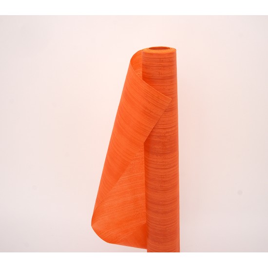 Rola aranjamente floristice, culoare portocaliu, H 50 cm, L 6 m, B.S.P. / CD3576-10