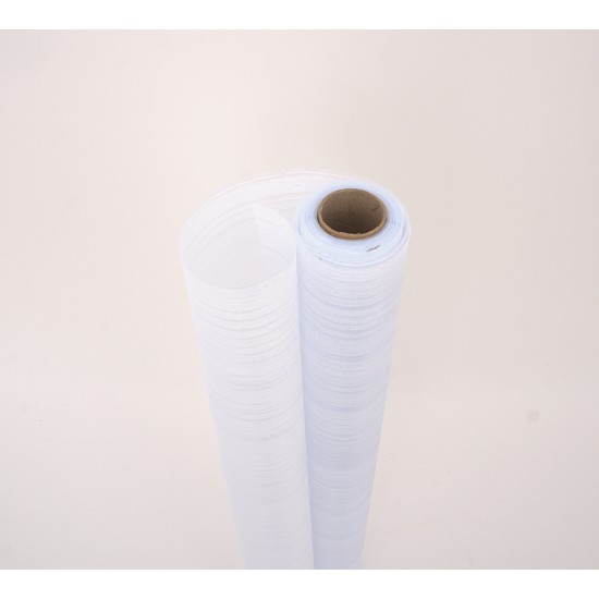 Rola aranjamente floristice, culoare alb, H 50 cm, L 6 m, B.S.P. / CD3576-1
