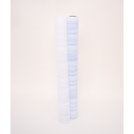 Rola aranjamente floristice, culoare alb, H 50 cm, L 6 m, B.S.P. / CD3576-1