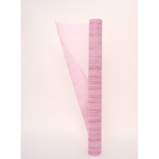 Rola aranjamente floristice, culoare roz, H 50 cm, L 6 m, B.S.P. / CD3576-12