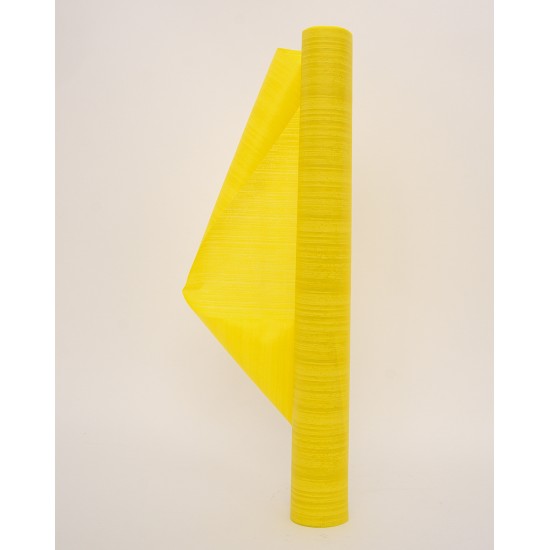 Rola aranjamente floristice, culoare galben, H 50 cm, L 6 m, B.S.P. / CD3576-4
