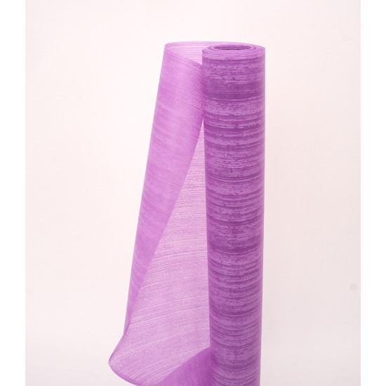 Rola aranjamente floristice, culoare lila, H 50 cm, L 6 m, B.S.P. / CD3576-7