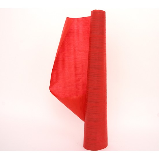 Rola aranjamente floristice, culoare rosu, H 50 cm, L 6 m, B.S.P. / CD3576-11