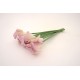 Buchet 10 cale din silicon, culoare roz , H 35 cm, B.S.P. / CD4186-6