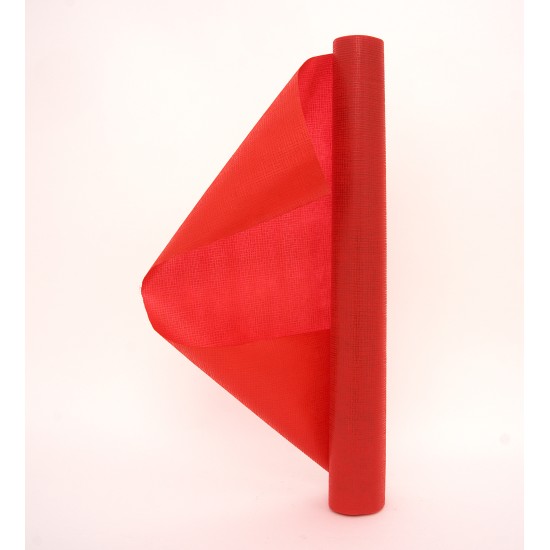 Rola aranjamente floristice, culoare rosu, H 50 cm, L 6 m, B.S.P. / CD4487-4