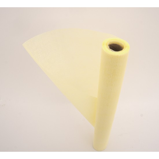 Rola aranjamente floristice, culoare crem, H 50 cm, L 6 m, B.S.P. / CD4487-1