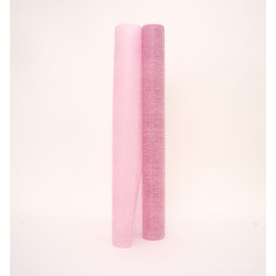 Rola aranjamente floristice, culoare roz, H 50 cm, L 6 m, B.S.P. / CD4487-5