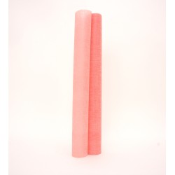 Rola aranjamente floristice, culoare somon, H 50 cm, L 6 m, B.S.P. / CD4487-6