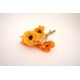 Buchet 6 maci din silicon, culoare portocaliu, H 30 cm, B.S.P. CD4504-2