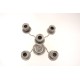 Candelabru 5 brate din antimoniu, H 31 cm, B.S.P. / CD4668