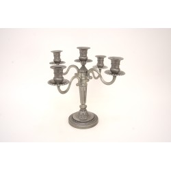 Candelabru 5 brate din antimoniu, H 31 cm, B.S.P. / CD4668
