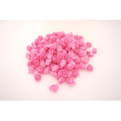 Set 500 flori de spuma, culoare roz, 3.5 cm, B.S.P. / CD4964-3