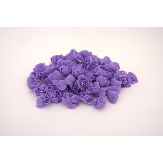 Set 500 flori de spuma, culoare mov, 3.5 cm, B.S.P. / CD4964-1