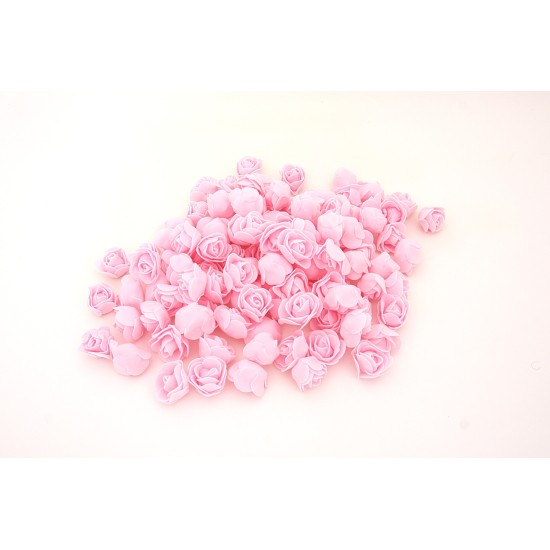 Set 500 flori de spuma, culoare roz deschis, 3.5 cm, B.S.P. / CD4964-4