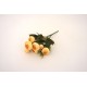 Buchet bujori artificiali, culoare galben, H 30 cm, B.S.P. / CD5028-1