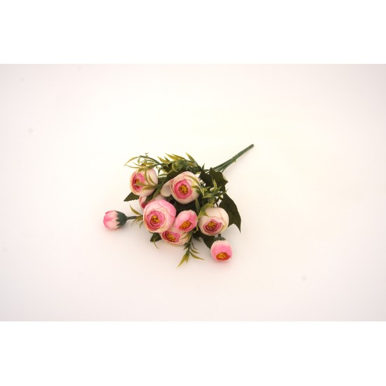 Buchet bujori artificiali, culoare roz, H 30 cm, B.S.P. / CD5028-3