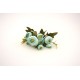 Buchet bujori artificiali, culoare turcoaz, H 30 cm, B.S.P. / CD5028-4