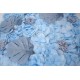 Panou flori artificiale, culoare albastru, 40x60 cm, B.S.P. / SL1193-1
