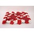 Panou flori artificiale, culoare rosu, 40x60 cm, B.S.P. / SL1193-2