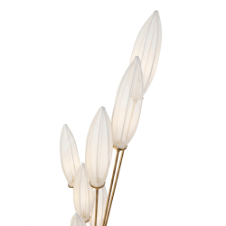Lampadar 7 brate, culoare auriu, H 140 cm, B.S.P. / AN136