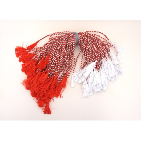  Snur martisor gros, 100 bucati, 3 mm X 46 cm, B.S.P. / SL030
