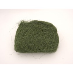 Sizal, umplutura din fire pentru cadouri, 100 grame, culoare verde inchis, B.S.P. / SL042-6