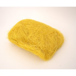 Sizal, umplutura din fire pentru cadouri, 100 grame, culoare galben, B.S.P. / SL042-2