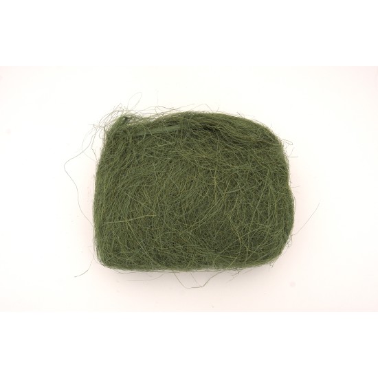 Sizal, umplutura din fire pentru cadouri, 100 grame, culoare verde inchis, B.S.P. / SL042-6