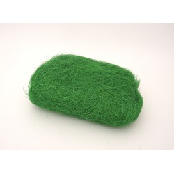Sizal, umplutura din fire pentru cadouri, 100 grame, culoare verde, B.S.P. / SL042-5