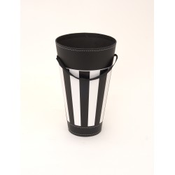 Ghiveci din carton, culoare negru, 22X13 cm, B.S.P. / SL044-2