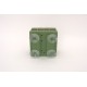 Burete patrat cu ventuza, culoare verde, 11x7 cm, B.S.P. / SL045