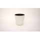 Ghiveci din plastic, culoare alb, 20X20 cm, B.S.P. / SL1011-1