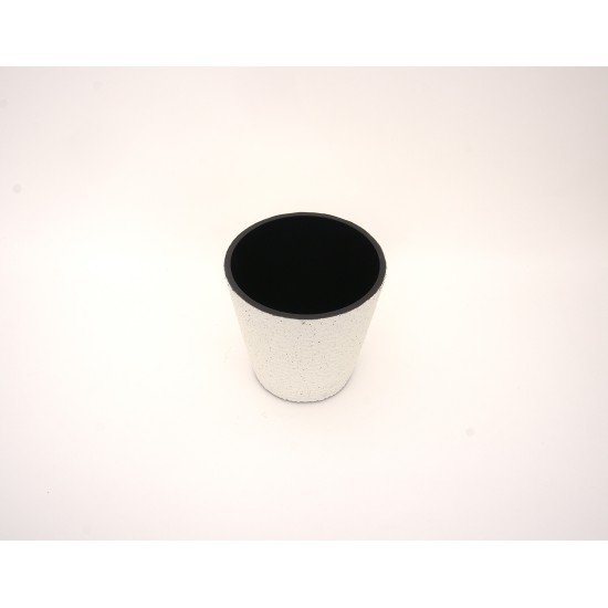 Ghiveci din plastic, culoare alb, 20X20 cm, B.S.P. / SL1011-1