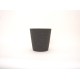 Ghiveci din plastic, culoare gri, 20X20 cm, B.S.P. / SL1011-2