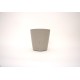 Ghiveci din plastic, culoare gri deschis, 20X20 cm, B.S.P. / SL1011-3