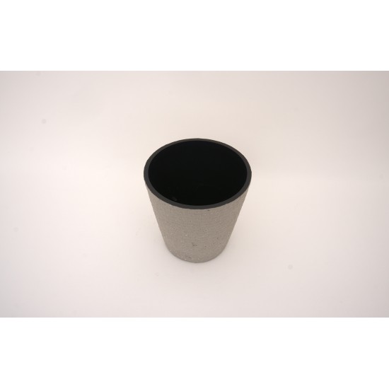 Ghiveci din plastic, culoare gri deschis, 20X20 cm, B.S.P. / SL1011-3