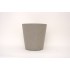 Ghiveci din plastic, culoare gri deschis, 28x27 cm, B.S.P. / SL1012-3