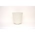 Ghiveci din plastic, culoare alb, 28x27 cm, B.S.P. / SL1012-1
