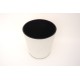 Ghiveci din plastic, culoare alb, 28x27 cm, B.S.P. / SL1012-1